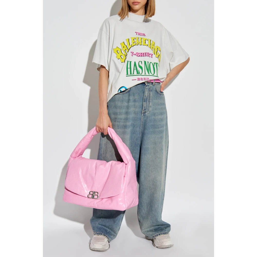 Balenciaga Drop-crotch broek Blue Dames