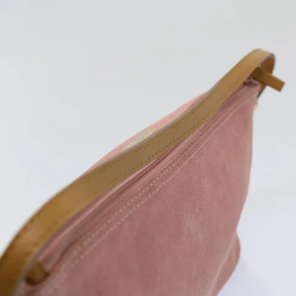 Gucci Vintage Pre-owned Suede clutches Pink Dames