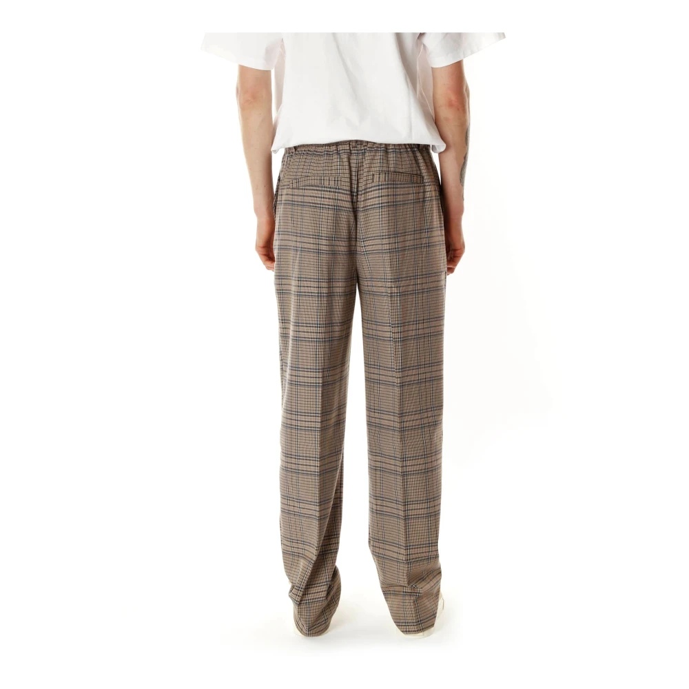 Daily Paper Wide Trousers Brown Heren