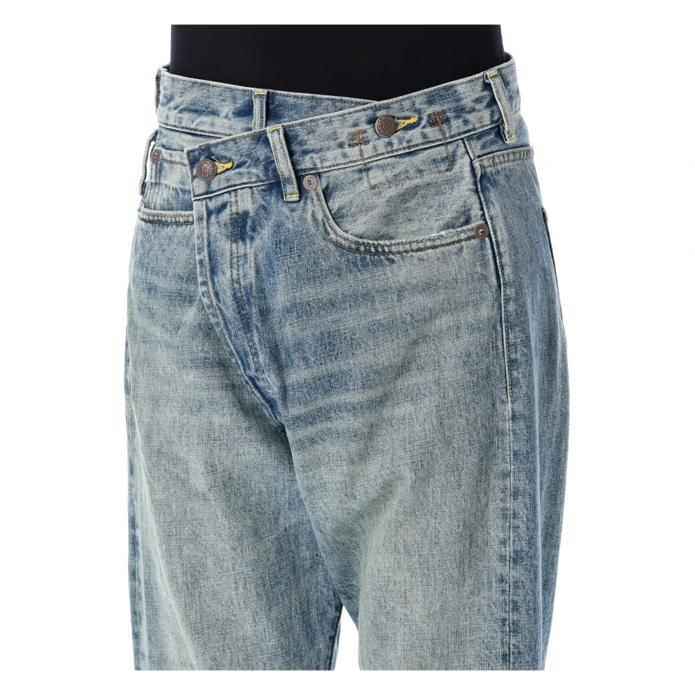 R13 Lena Crossover Jeans Blue Dames