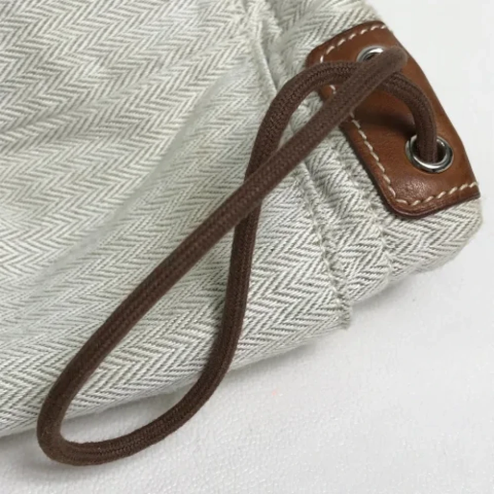 Hermès Vintage Pre-owned Fabric pouches Gray Dames