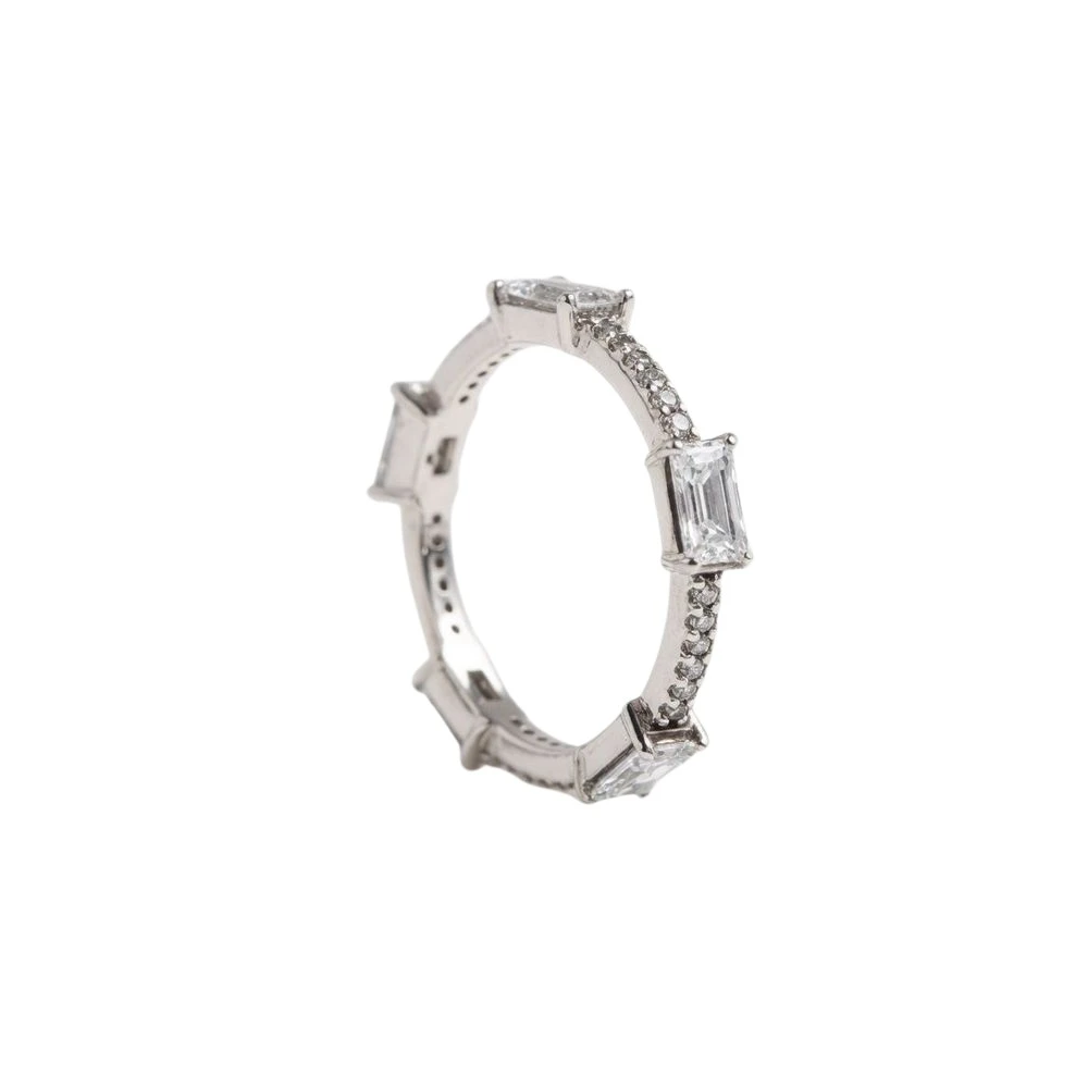 Pandora Rectangular Bars Sparkling Ring - 50 - Image 2