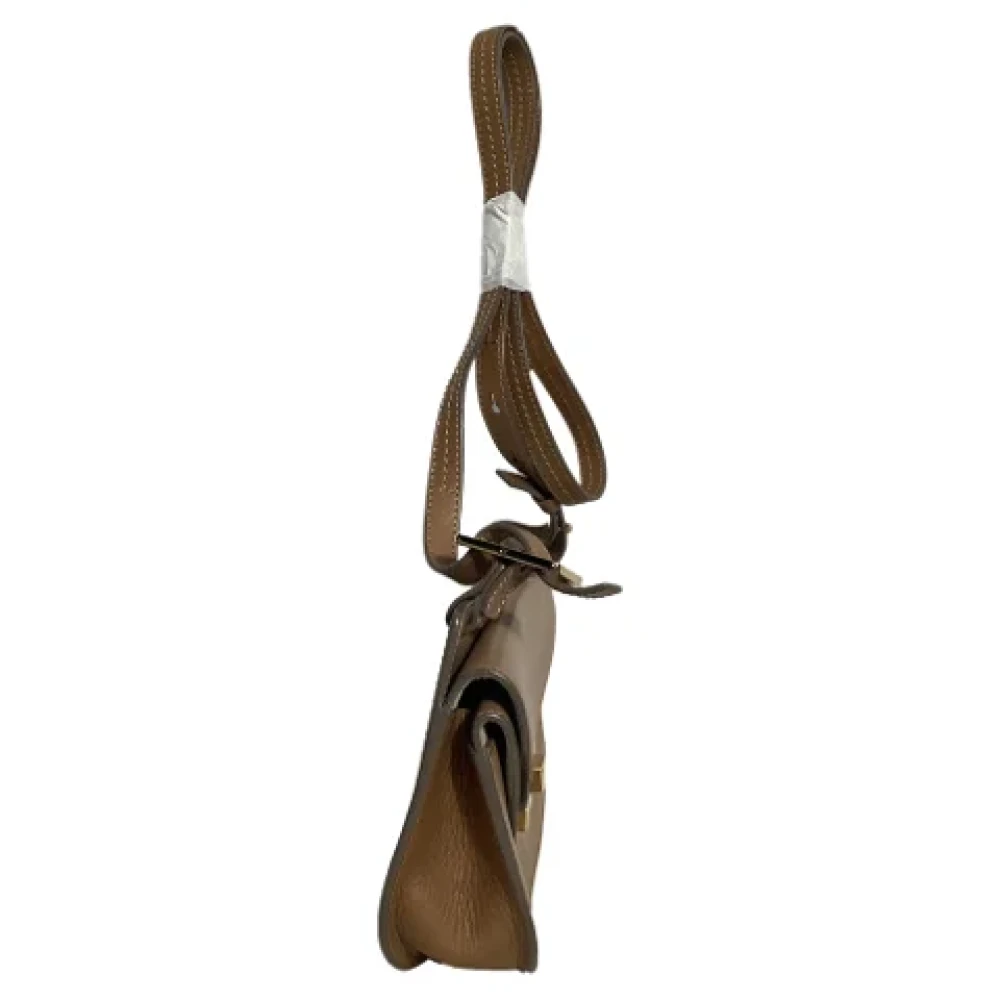 Chloé Pre-owned Leather crossbody-bags Brown Dames