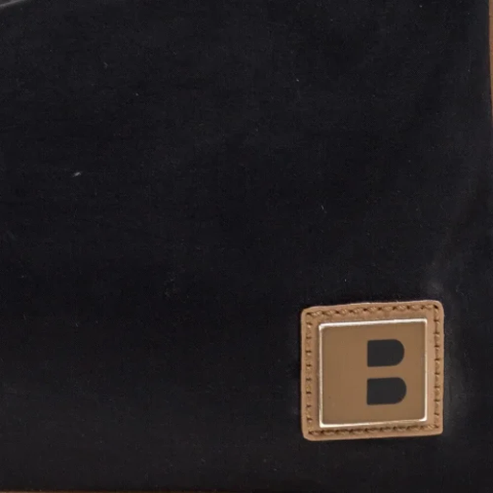Bally Pre-owned Canvas shoulder-bags Black Dames