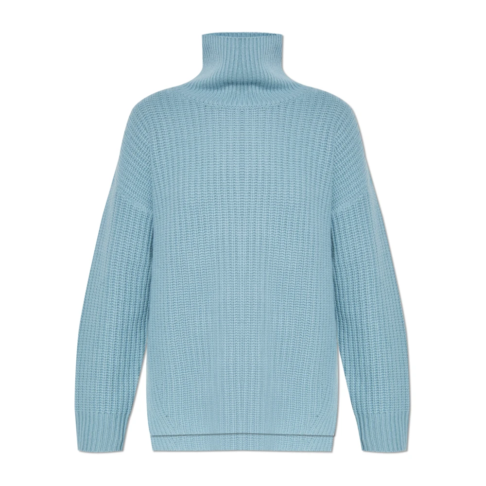 Lisa Yang Cashmere Turtleneck Therse Blue Dames