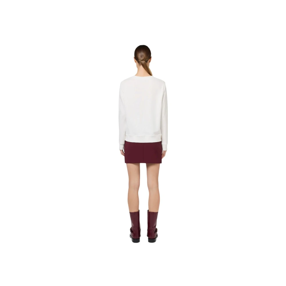 Elisabetta Franchi Stijlvolle Sweater voor Vrouwen White Dames
