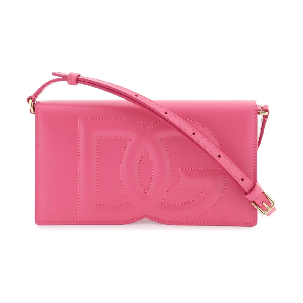 Dolce & Gabbana DG Logo Mini Tas Pink Dames