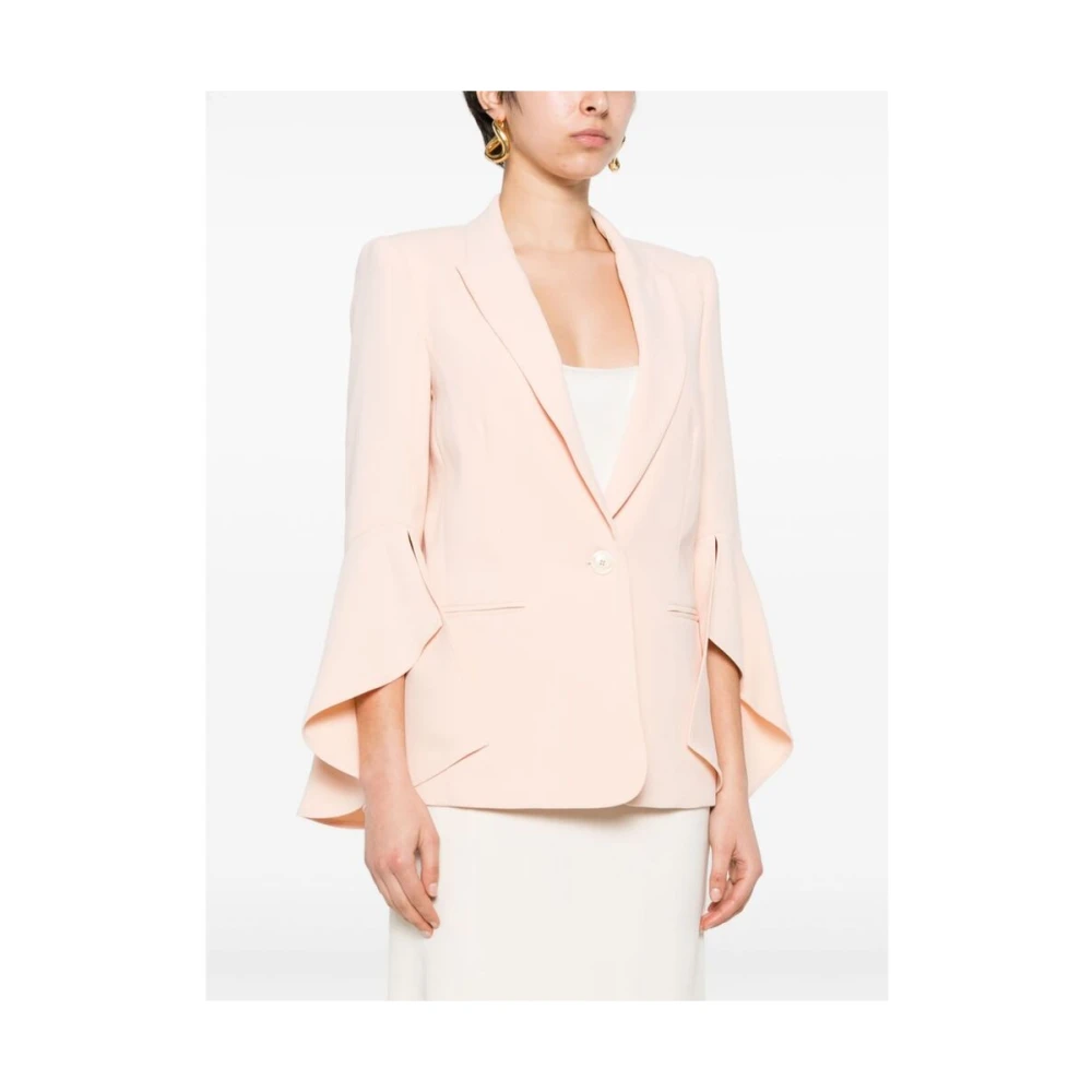 Twinset Cupcake Roze Jas met Flounce Mouwen Pink Dames