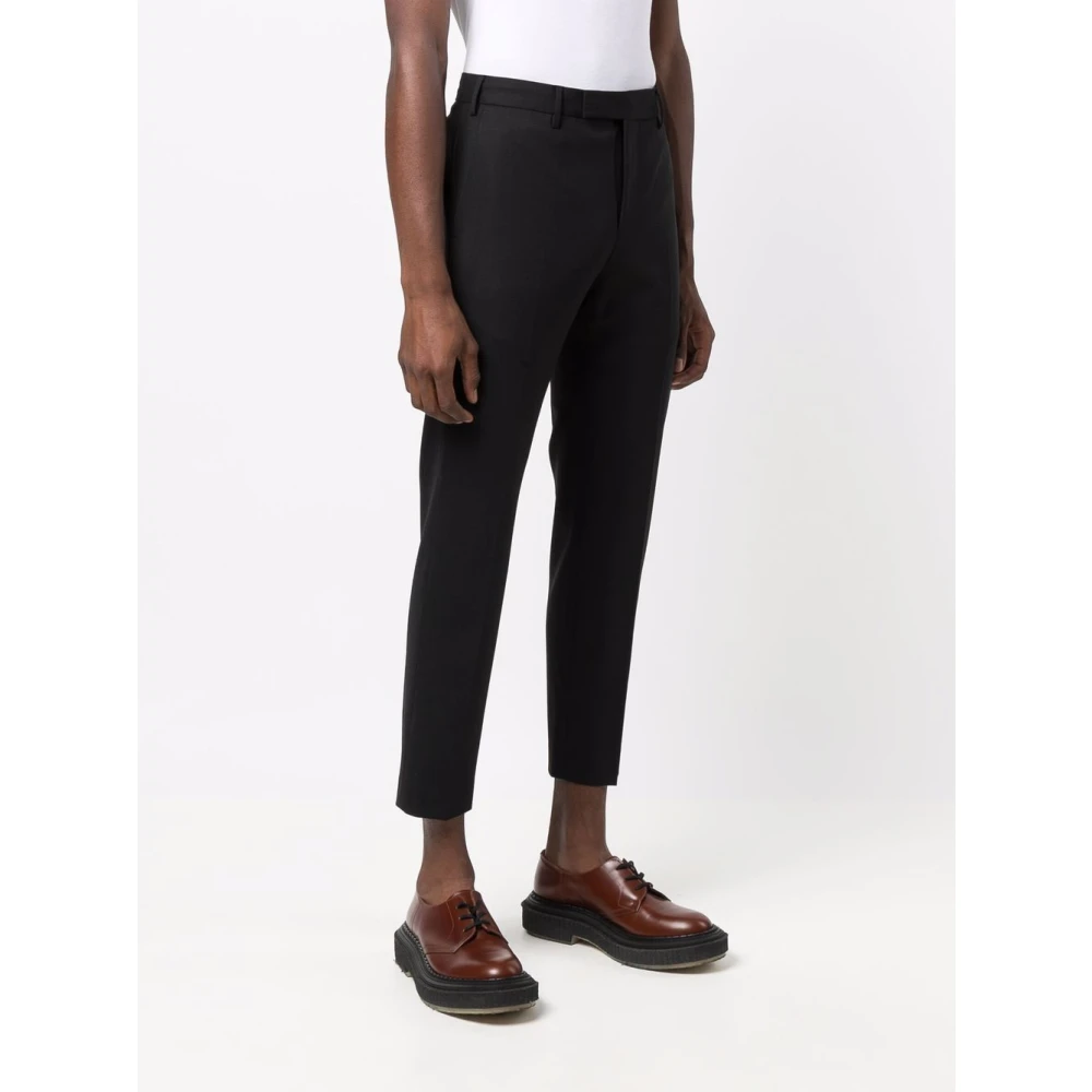 PT Torino Zwarte Broek voor Heren Aw23 Black Heren