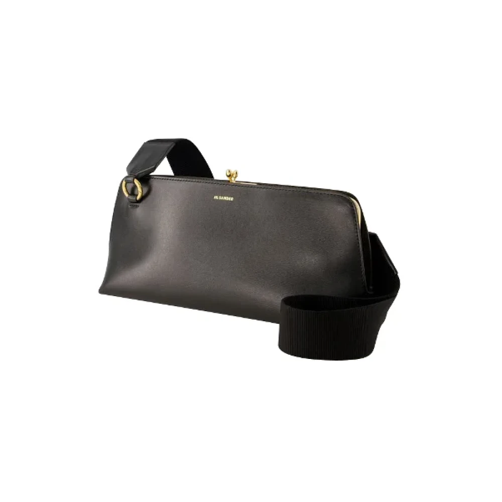 Jil Sander Leather shoulder-bags Black Dames
