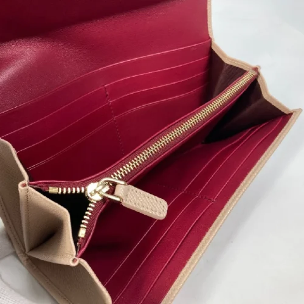 Bvlgari Vintage Pre-owned Leather wallets Pink Dames