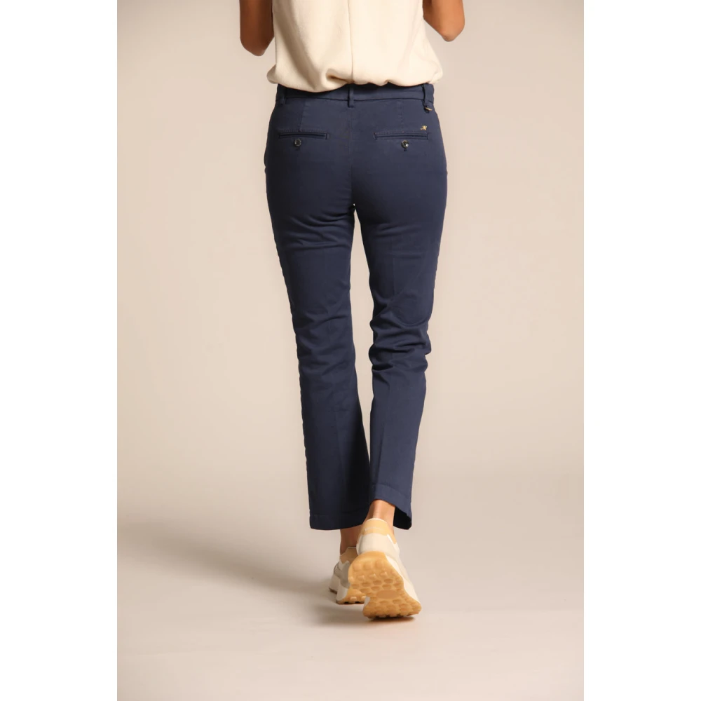 Mason's Trumpet Dames Chino Broek Slim Fit Blue Dames
