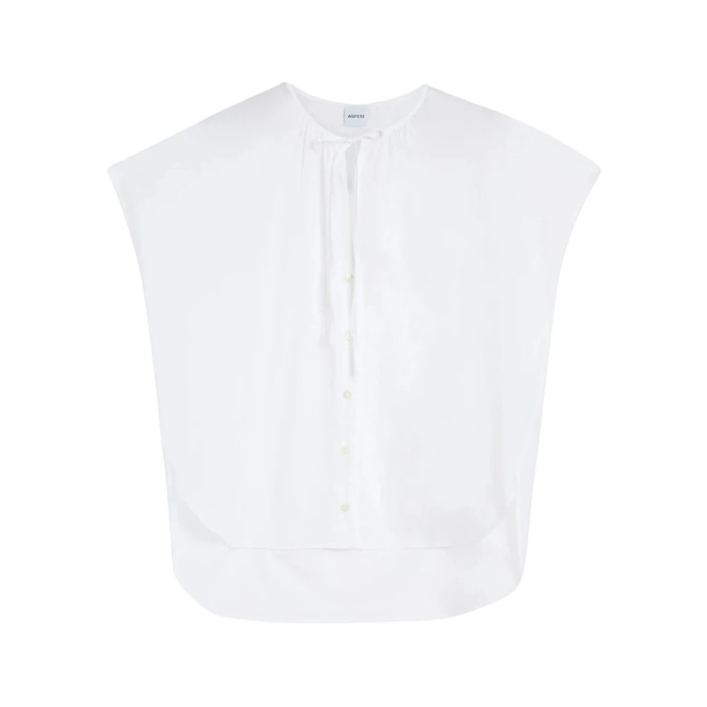 Aspesi Women's White Muslin Cotton Shirt - Blouses - M - Blouses & Shirts