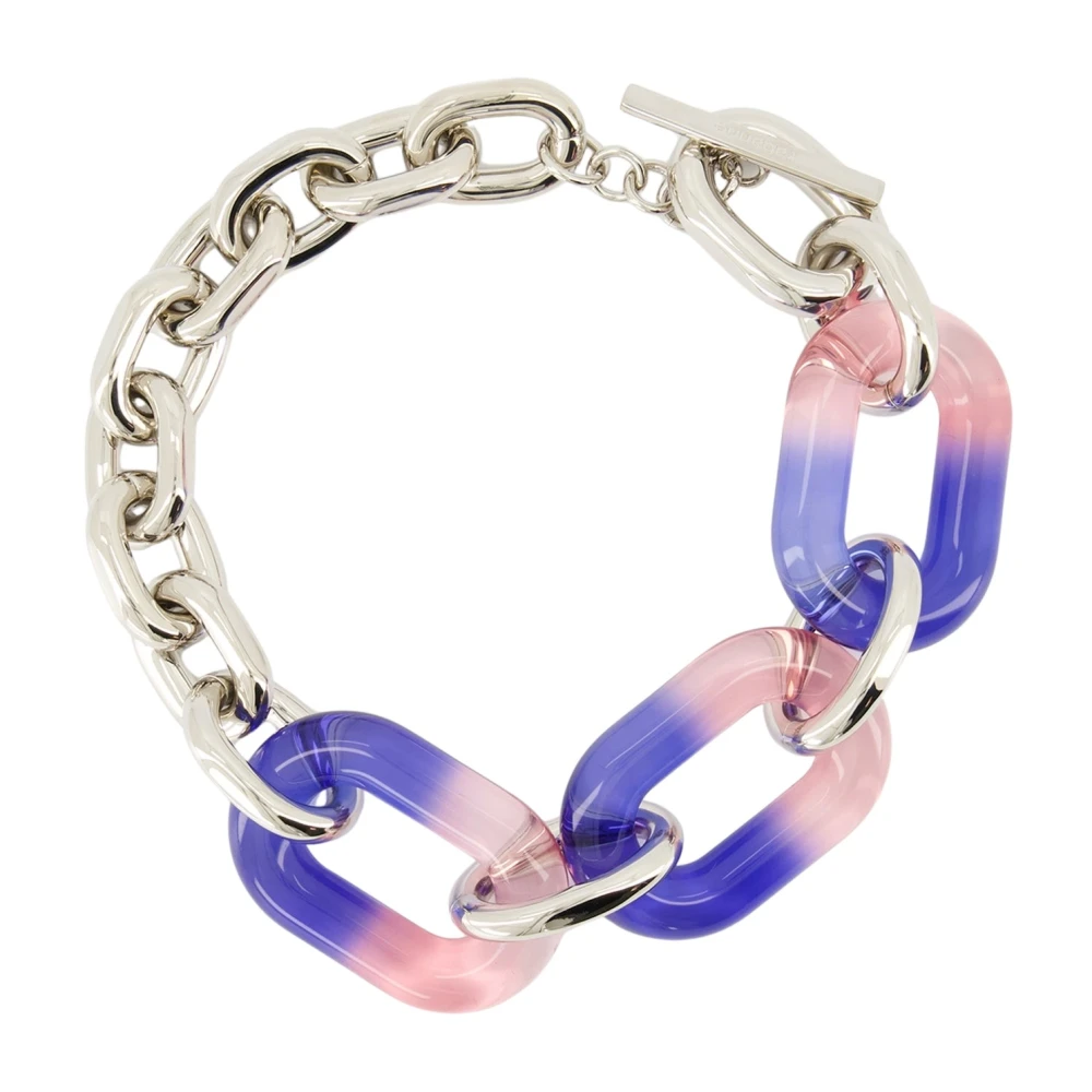 Rabanne Women's Gray Tie And Dye Link Necklace