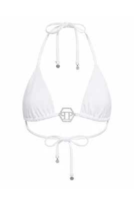 Crystal Hexagon Triangle Bikini Top