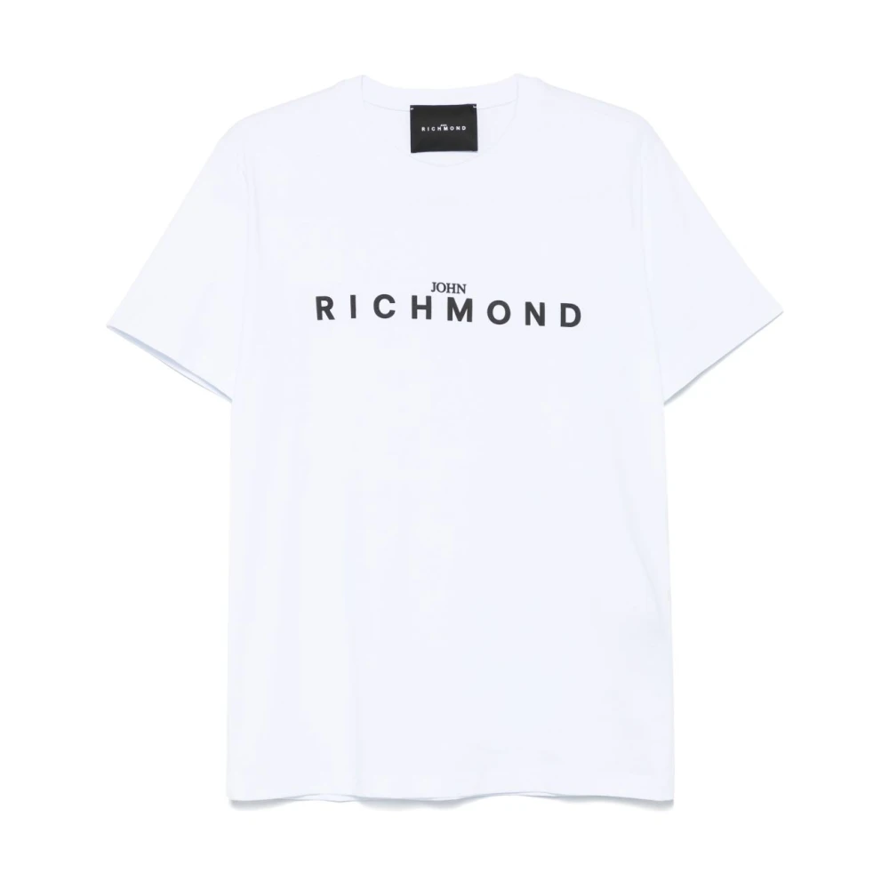 Richmond Witte Crew Neck T-shirts en Polos White Heren