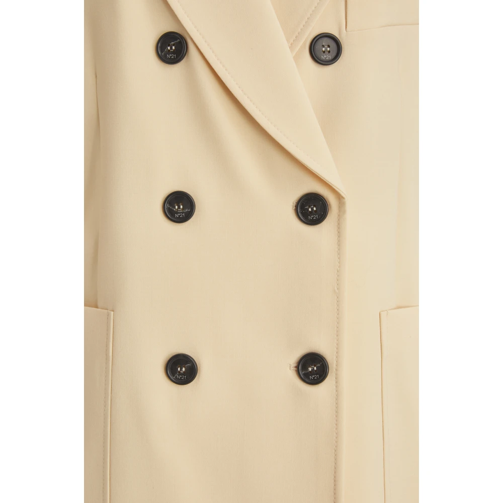 N21 Jassen Vesten Beige Dames