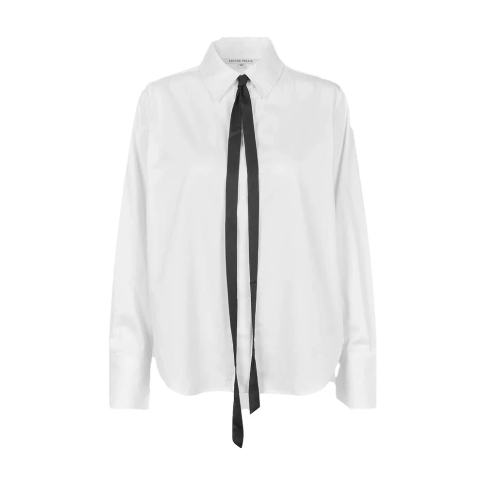 Second Female Daney Shirt Blouse Lange Mouw Second Dames White Dames