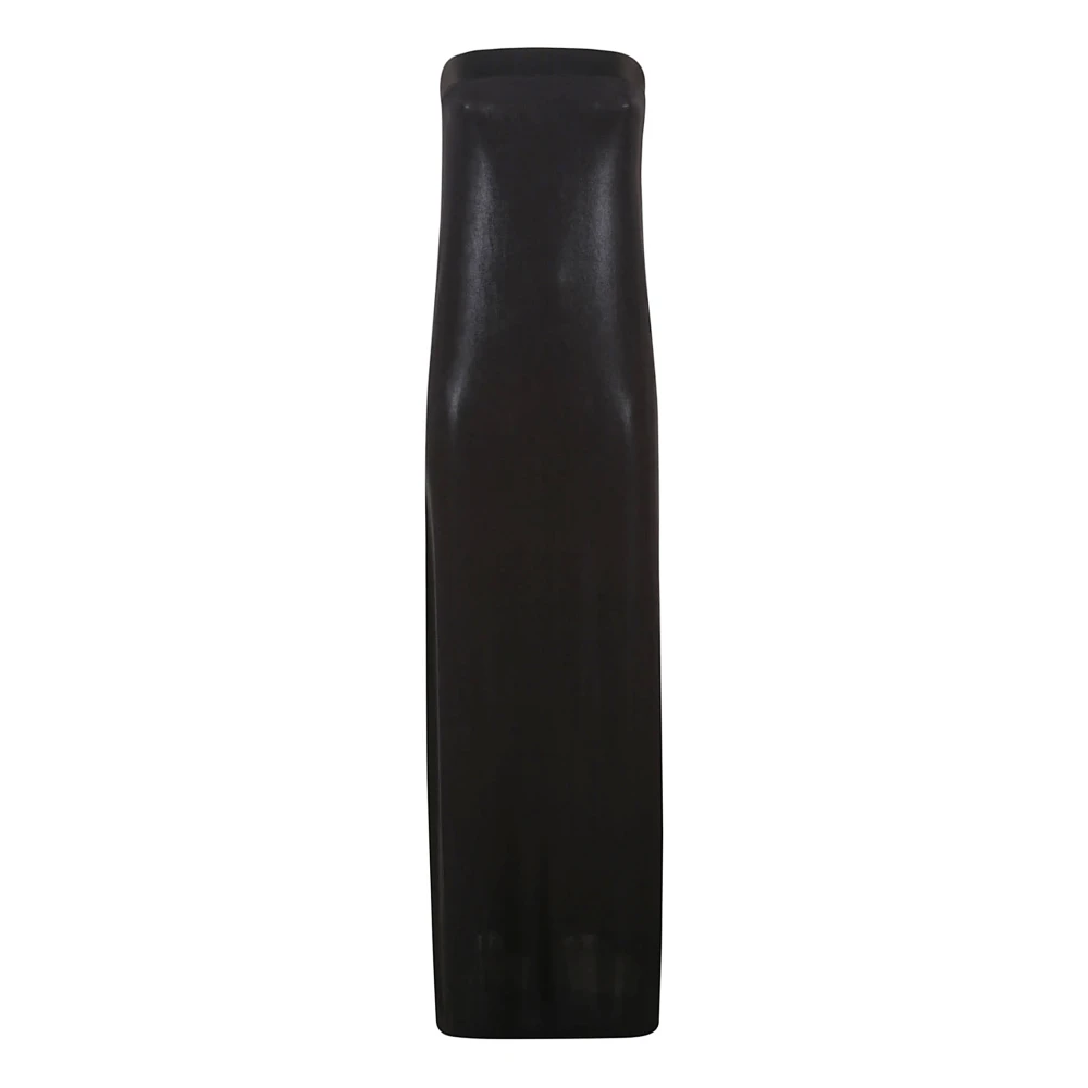 Norma Kamali Zwarte jurken met polyester en spandex Black Dames