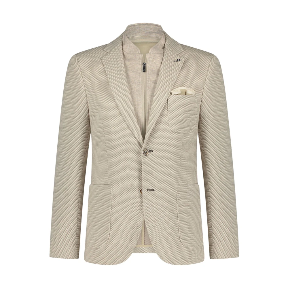 Blue Industry Colbert Stijlvolle Jas Beige Heren