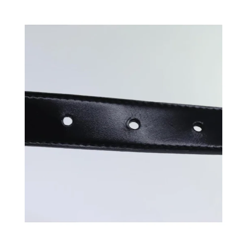 Gucci Vintage Pre-owned Leather belts Black Dames