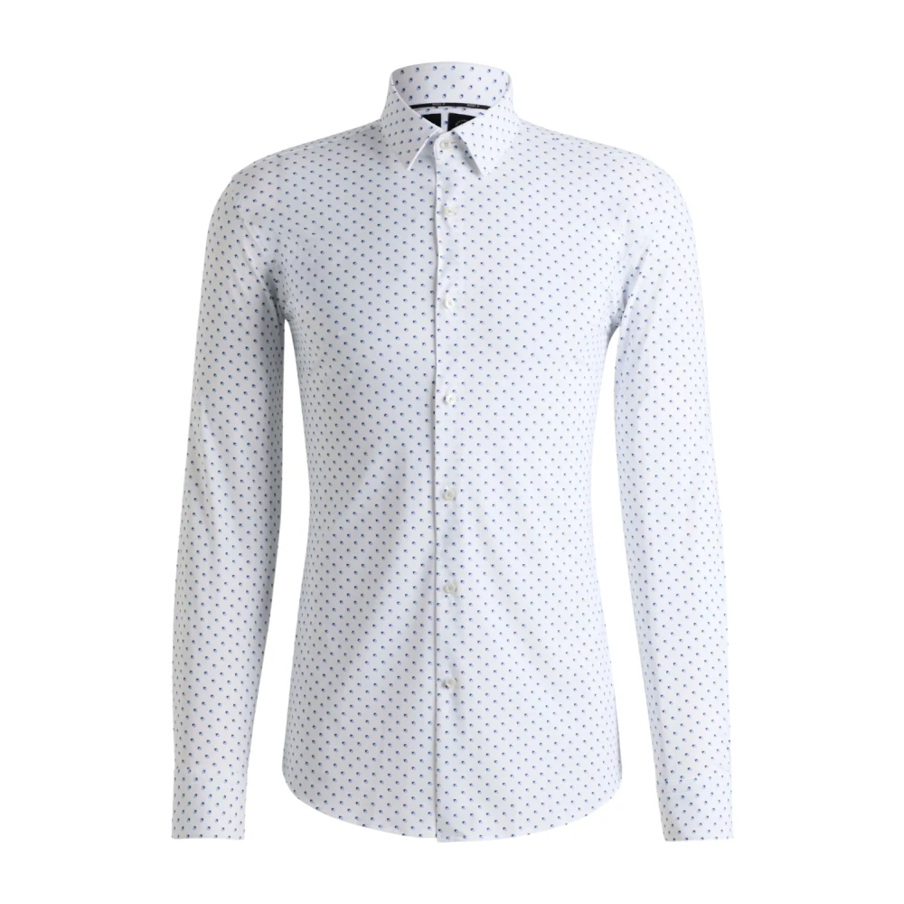 Boss Lichtblauw overhemd Hank Kent stijl Blue Heren