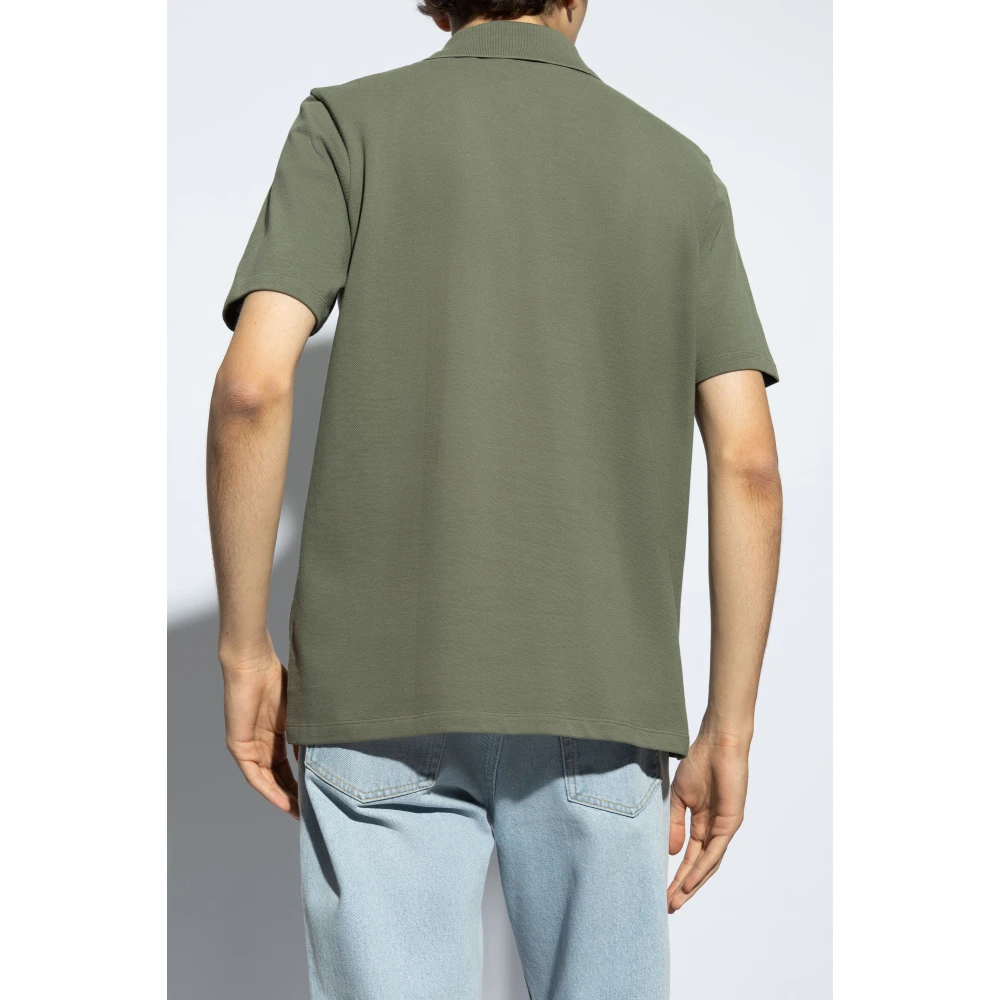 Balmain Polo met logo Green Heren