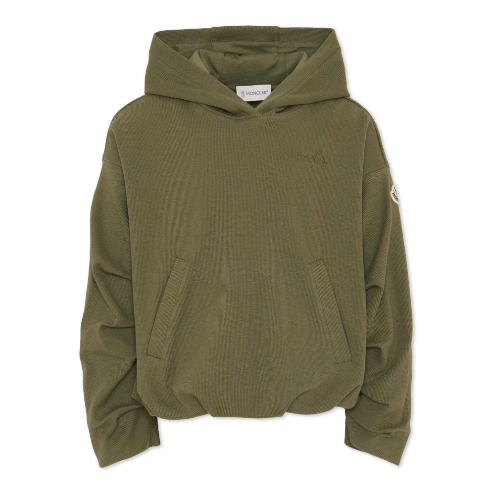 Moncler Boys Green Hoodie - Kids Sweatshirts - 6 Y - Kids