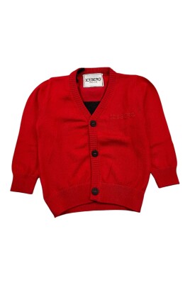 red-newborn-boy-cardigan