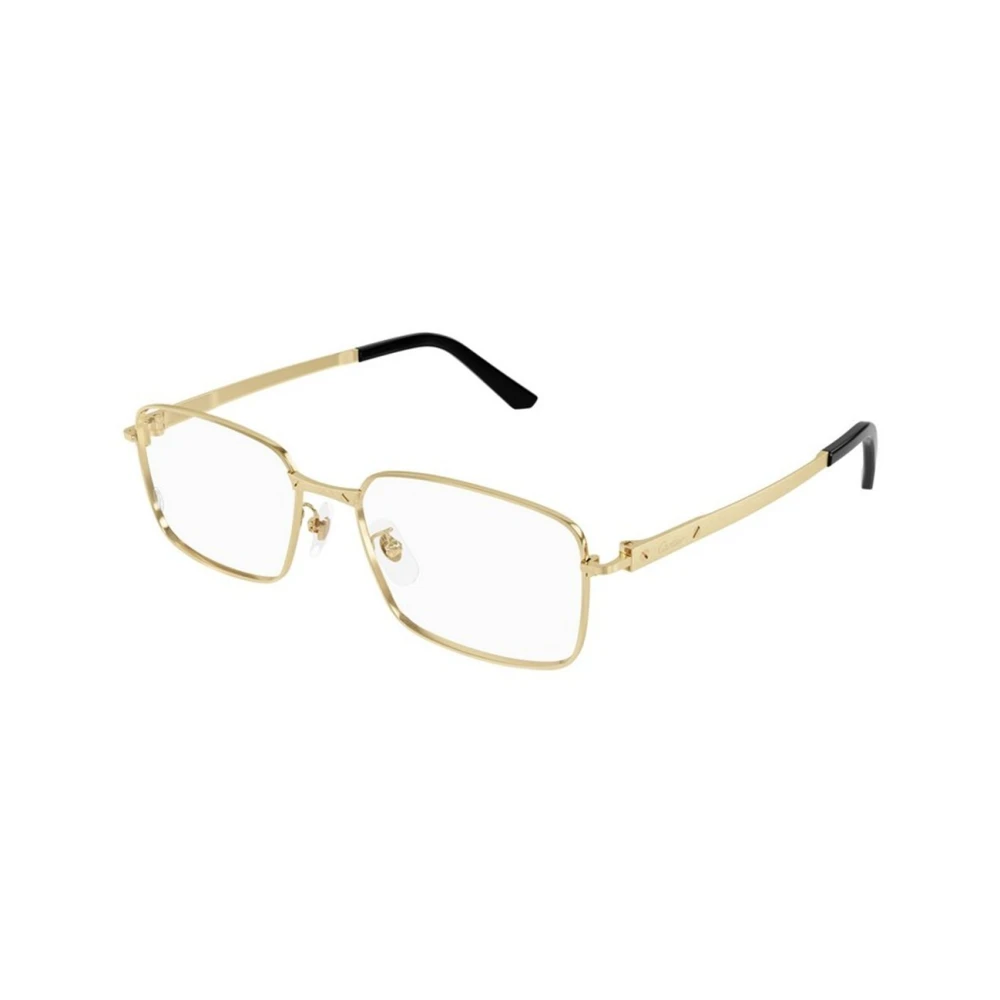 Cartier Men's Yellow Glasses, 55 Mm, Ct0555oa 001 Optical Frame