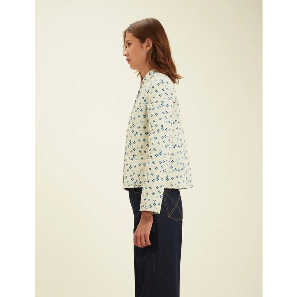 Ines De La Fressange Paris Lucky Blue Omkeerbaar Linnen Vest Multicolor Dames