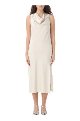 elegant-ivory-v-neck-midi-dress
