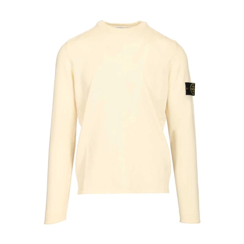 Stone Island Beige Knitwear - Male - Round-Neck Knitwear - 2XL - Knitwear