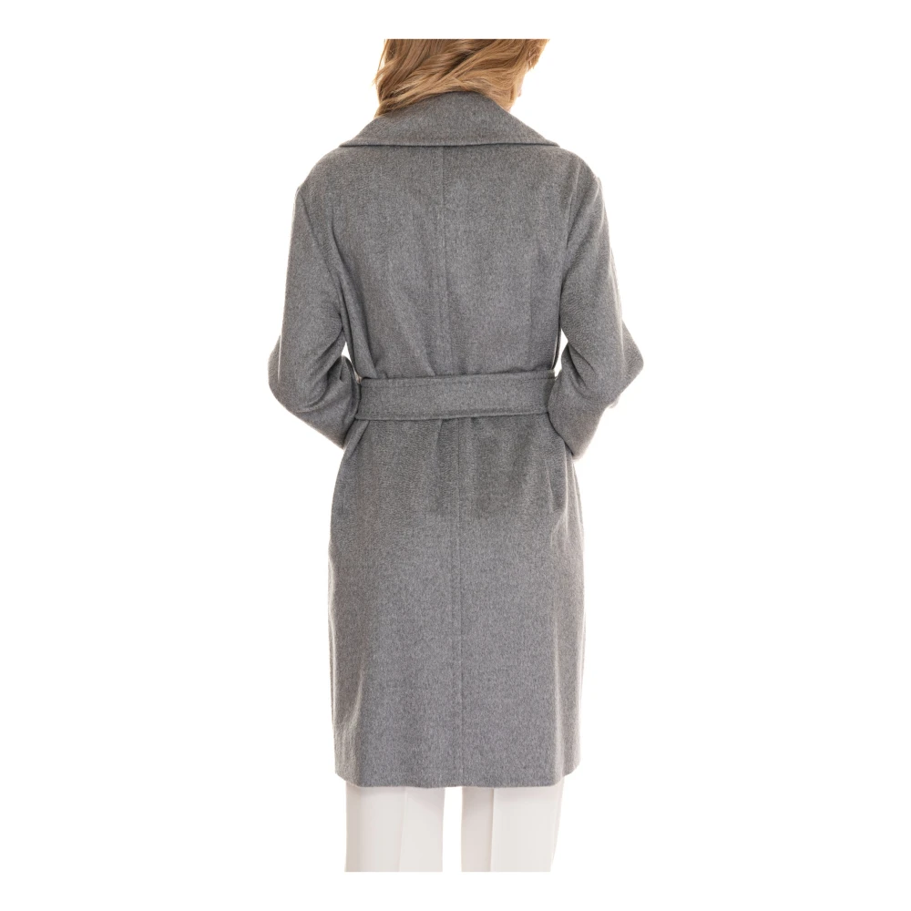Max Mara Studio Stijlvolle Winterjas voor Vrouwen Gray Dames