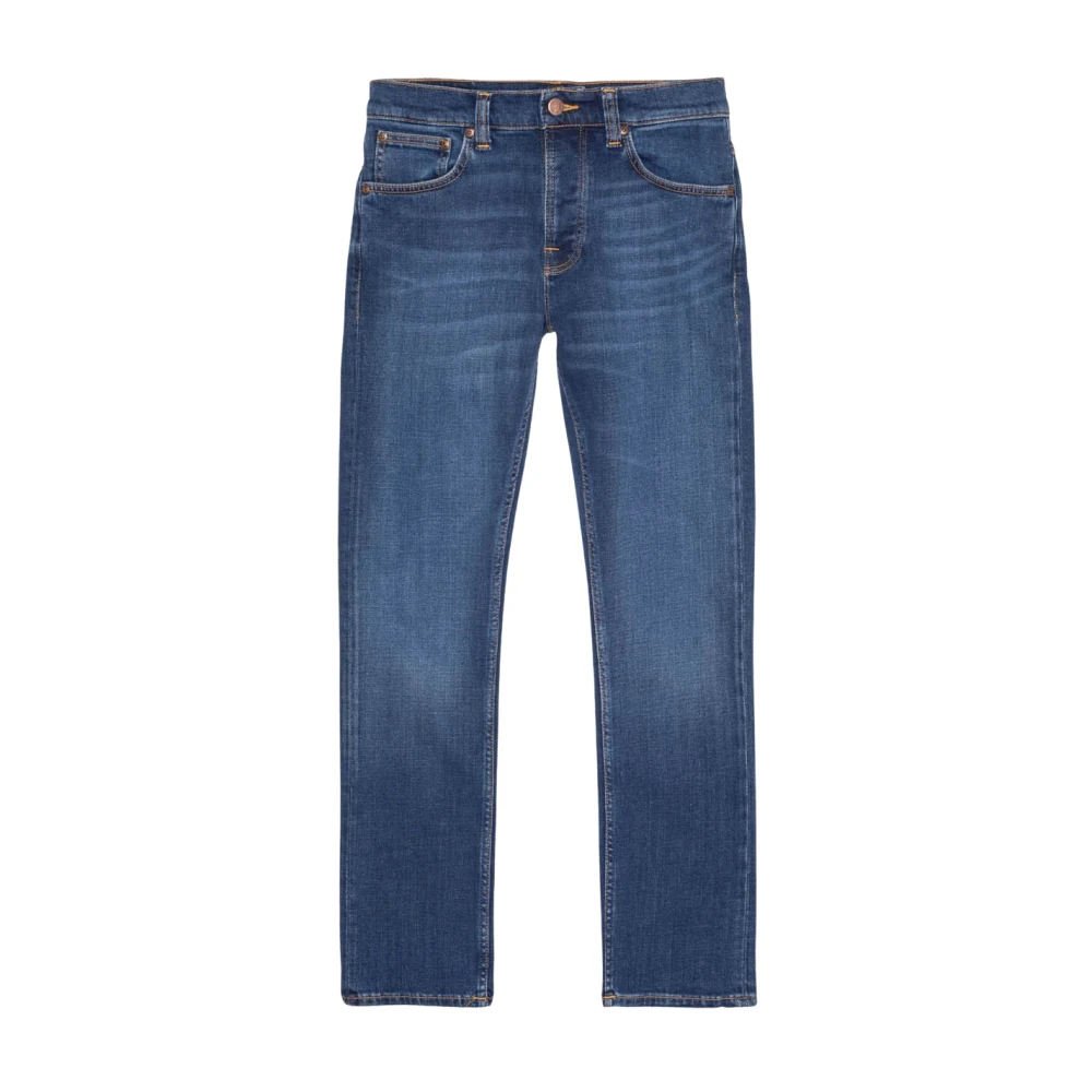 Slim Fit Mørkeblå Stretch Jeans