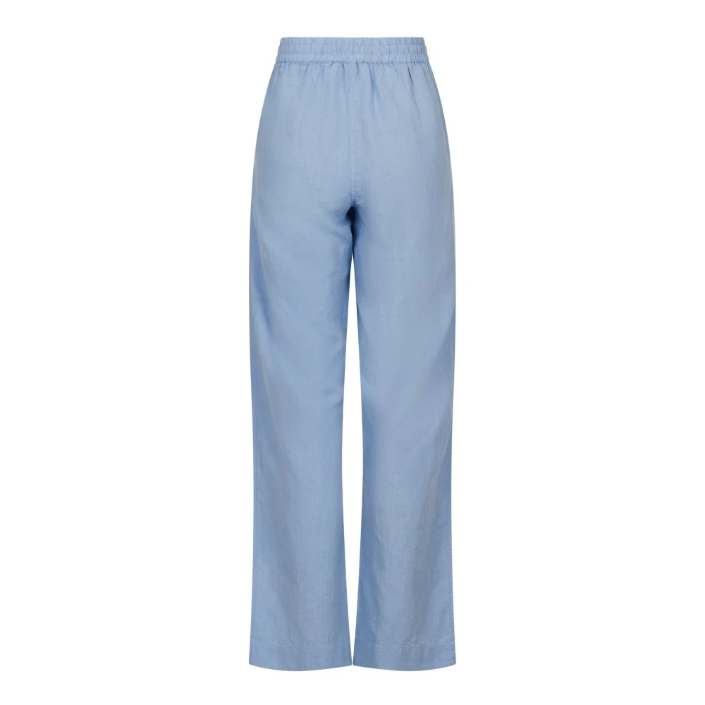 NEO NOIR Wide Trousers Blue Dames