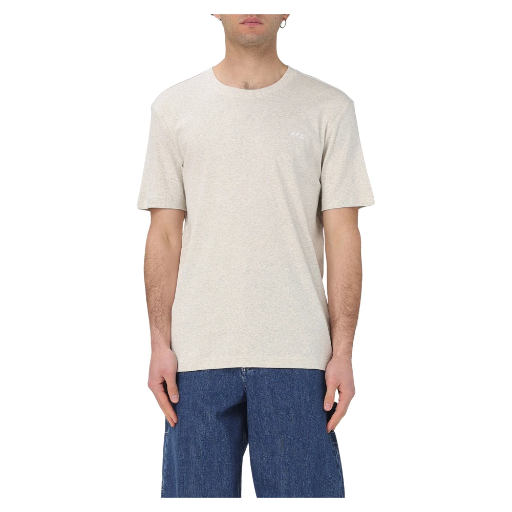 A.p.c. Lewis T-shirt voor mannen White Heren