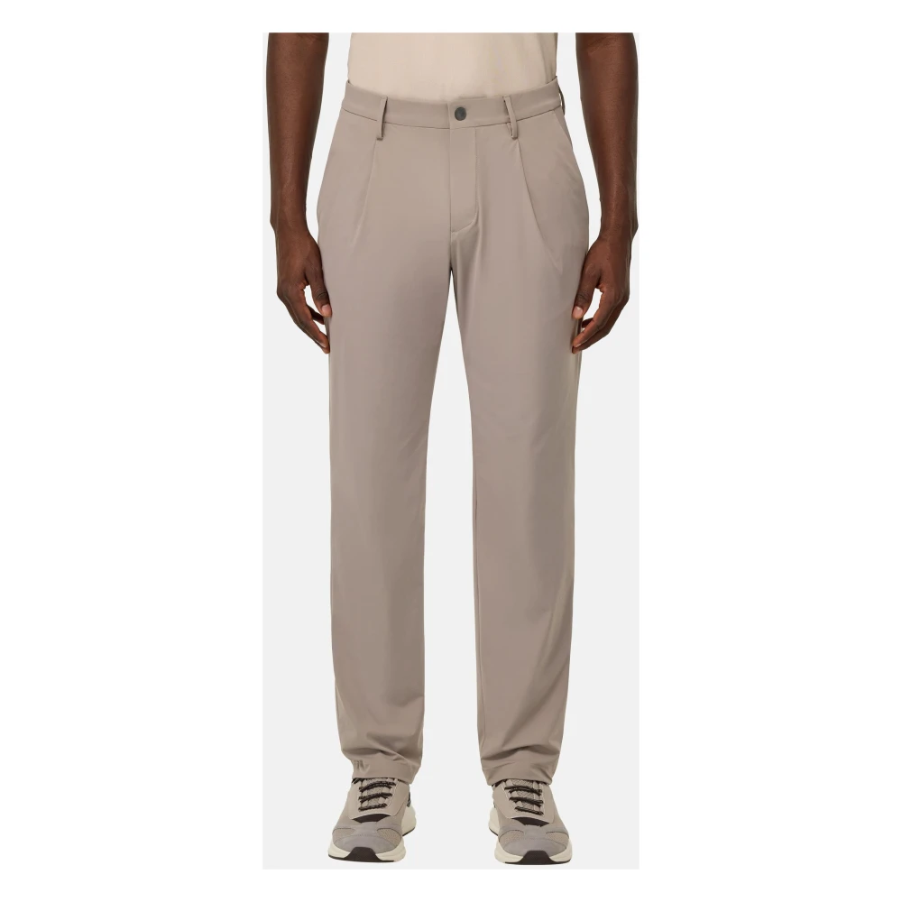 Boggi Milano B-Tech Stretch Nylon Broek Beige Heren