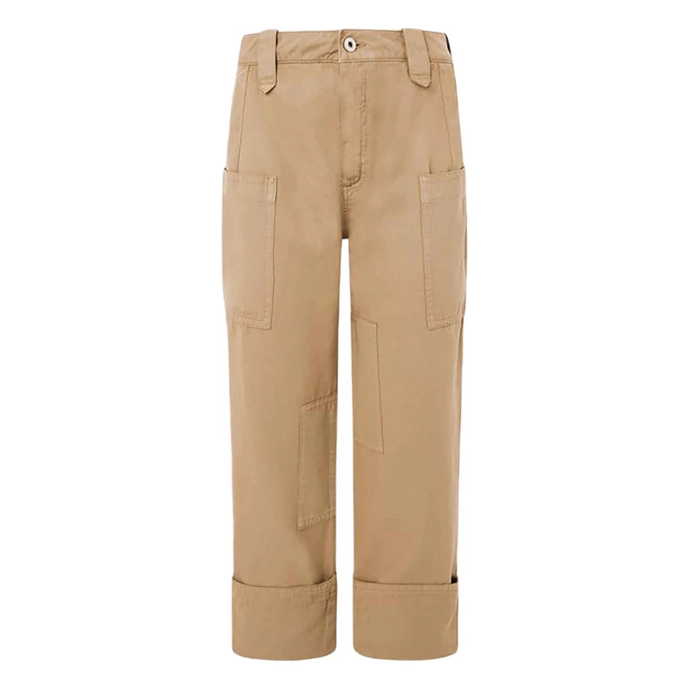 Pepe Jeans Anais Långa byxor Beige, Dam