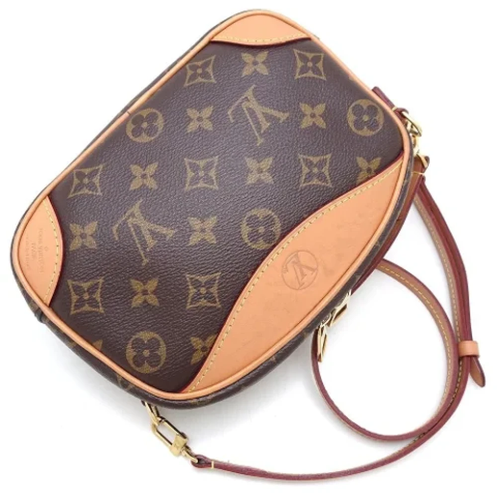 Louis Vuitton Vintage Pre-owned Canvas shoulder-bags Brown Dames