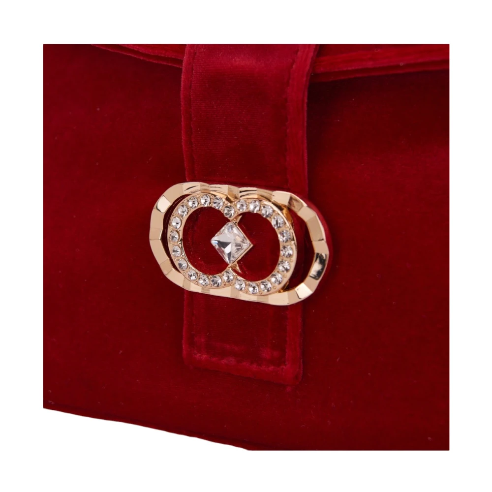 La Carrie Stijlvolle Leren Tas Red Dames