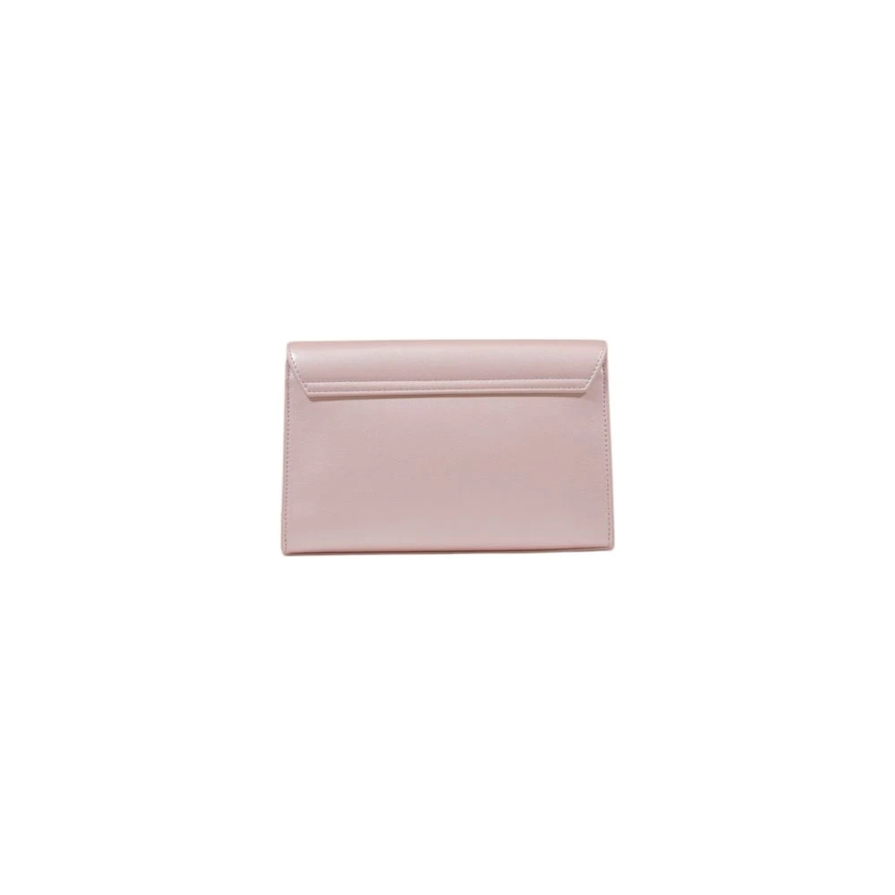 Love Moschino Kleurrijke Polyethyleen Handtas Lente Zomer Collectie Pink Dames