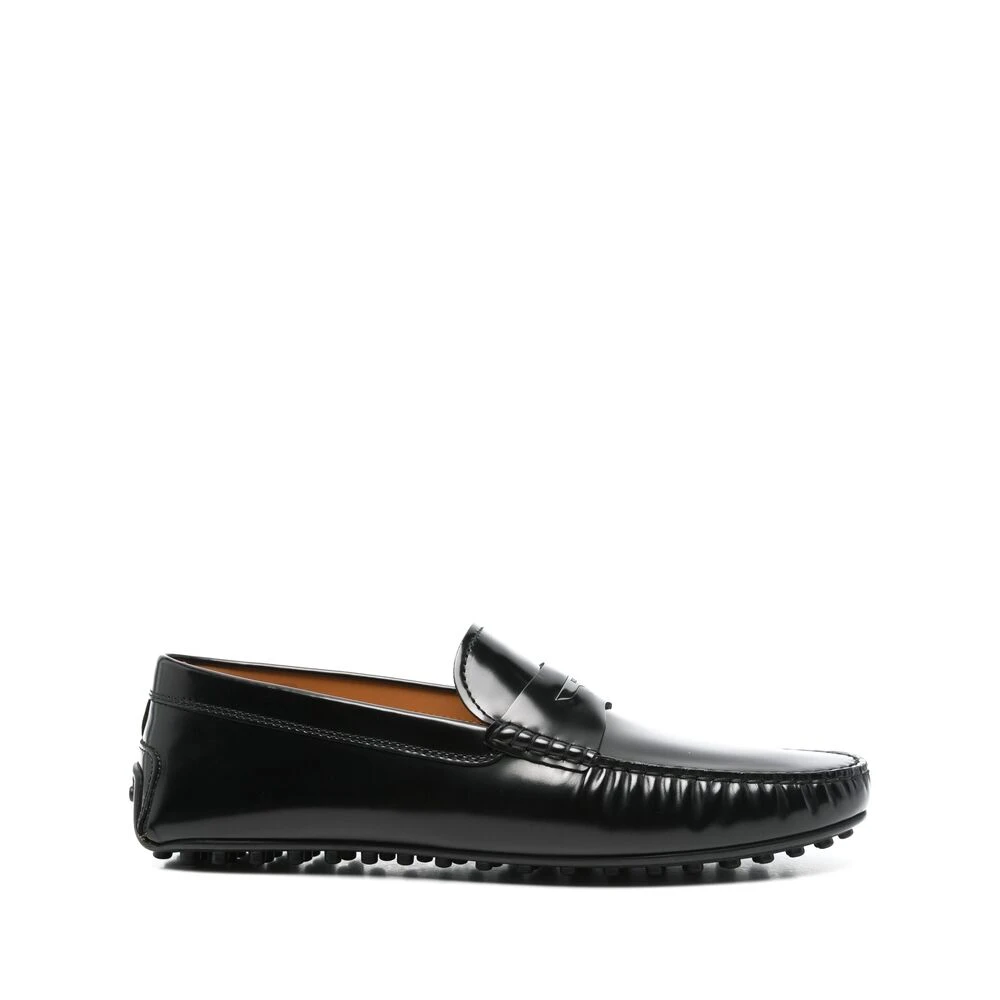 Tod's Svart Studded Sole Läder Innersula Sko Black, Herr