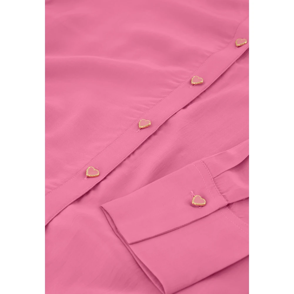 Fabienne Chapot Roze Hart Knoop Blouse Pink Dames