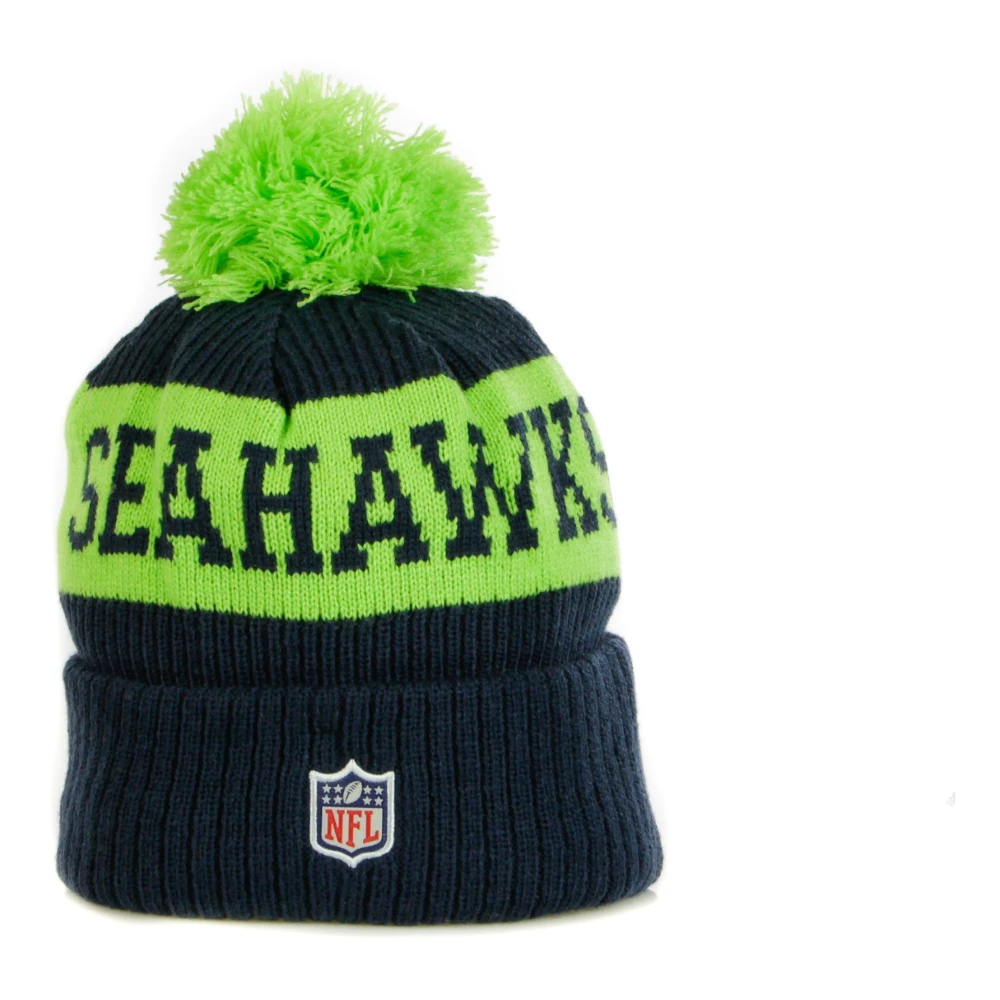 new era NFL Pom Hoed in Teamkleuren Black Heren