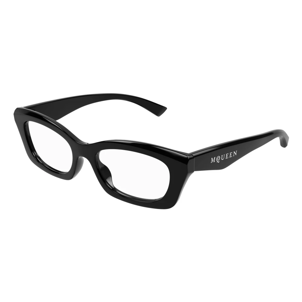 Alexander Mcqueen Women's Black Glasses, 52 Mm, Stylish Eyeglasses Am0474o