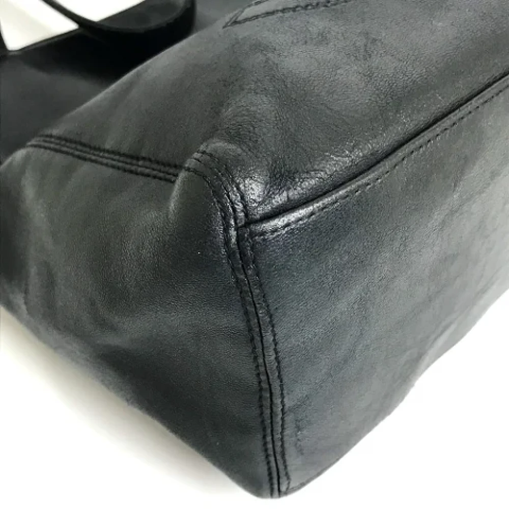 Chanel Vintage Pre-owned Leather chanel-bags Black Dames