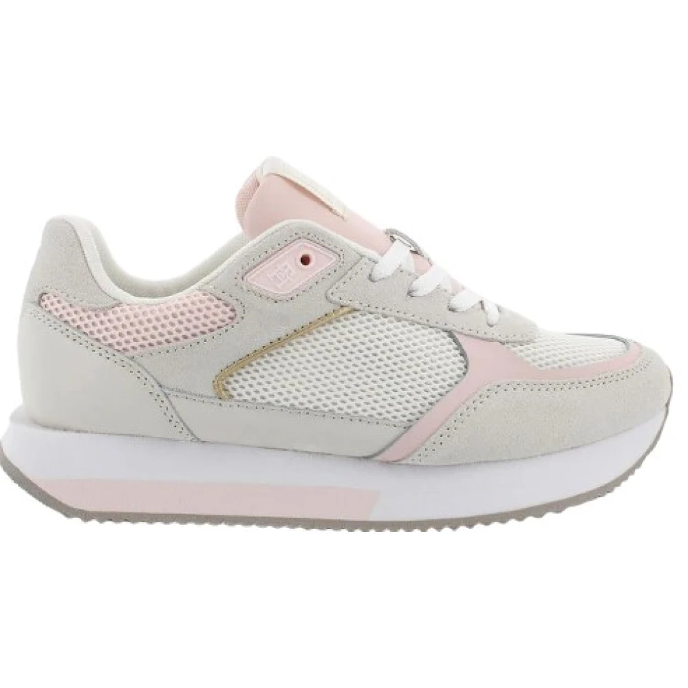 Tommy Hilfiger Essential Elevated Runner Sneakers Dames Schoenen Beige