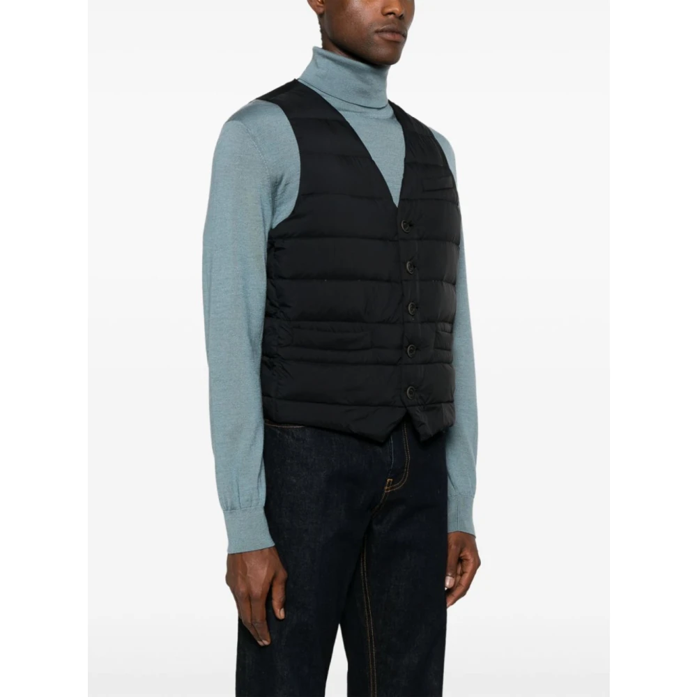 Herno Piumino Gilet 9300 Black Heren