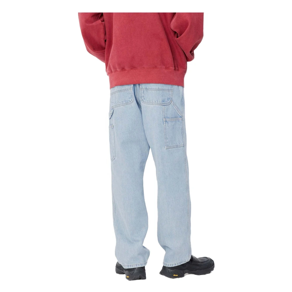 Carhartt WIP Single Knee Lange broek Blue Heren